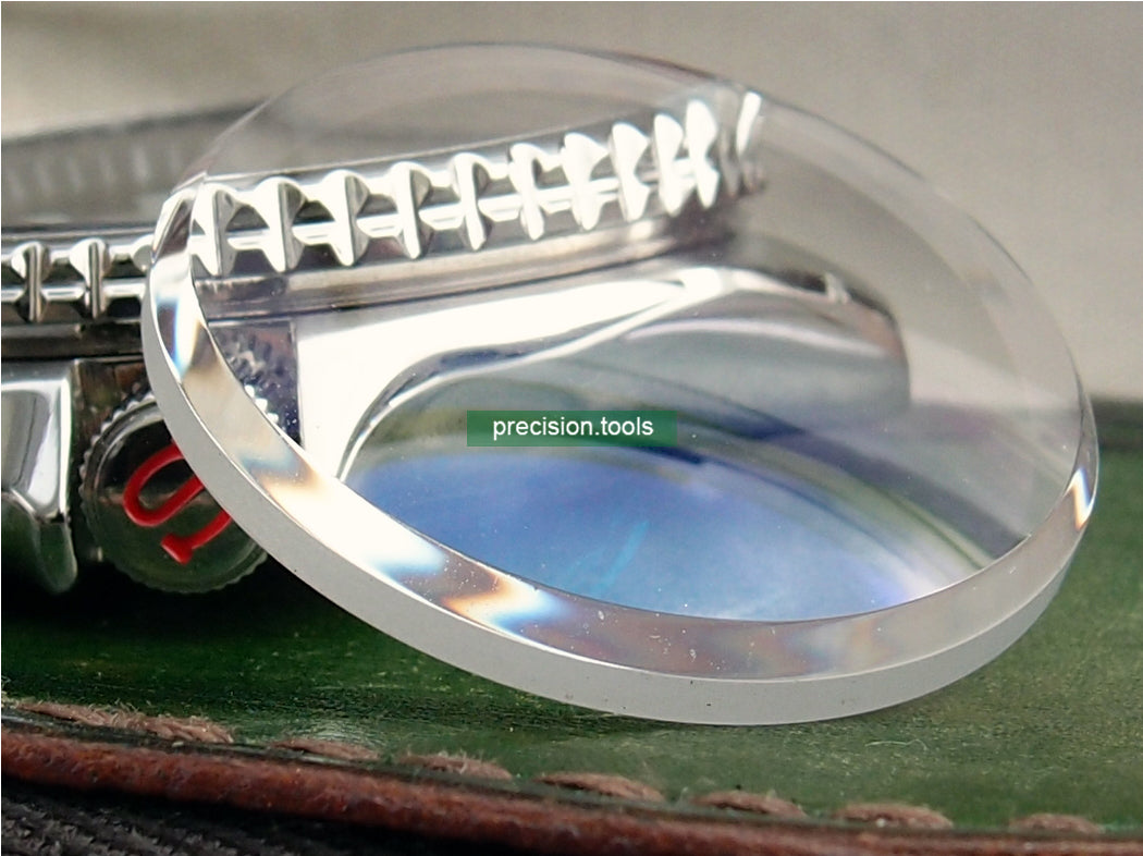 Double Dome Shape Replacement Crystal Glass For Seiko SKX007 009 011 Spare Parts