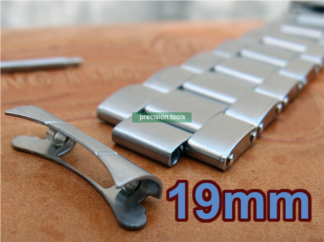 19mm Stainless Steel RIVET Type Replacement Bracelet For Vintage Oyster Watches
