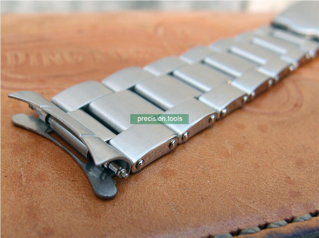 19mm Stainless Steel RIVET Type Replacement Bracelet For Vintage Oyster Watches