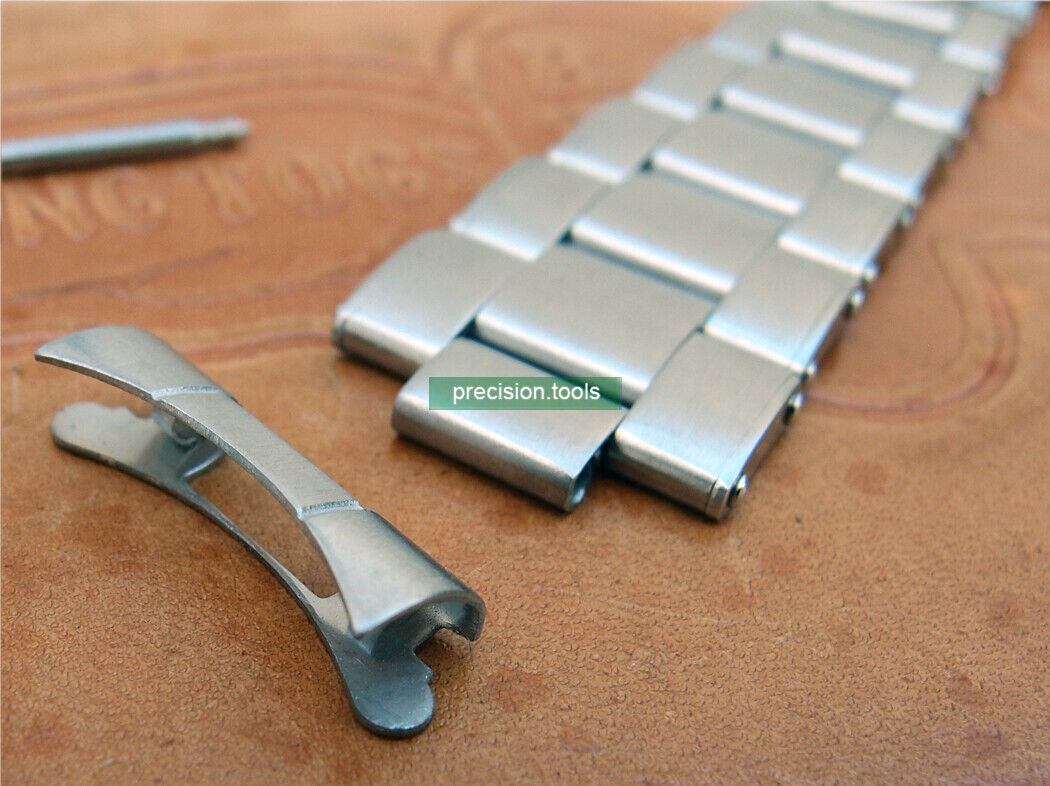 19mm Stainless Steel RIVET Type Replacement Bracelet For Vintage Oyster Watches