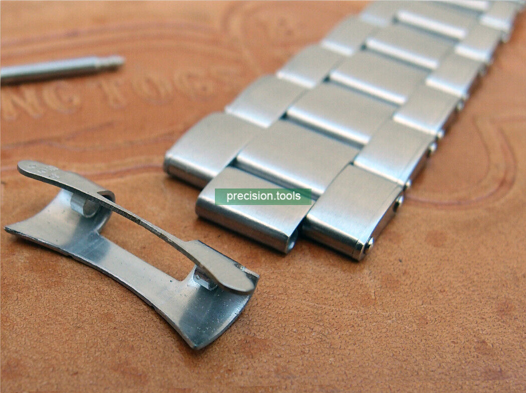 19mm Stainless Steel RIVET Type Replacement Bracelet For Vintage Oyster Watches