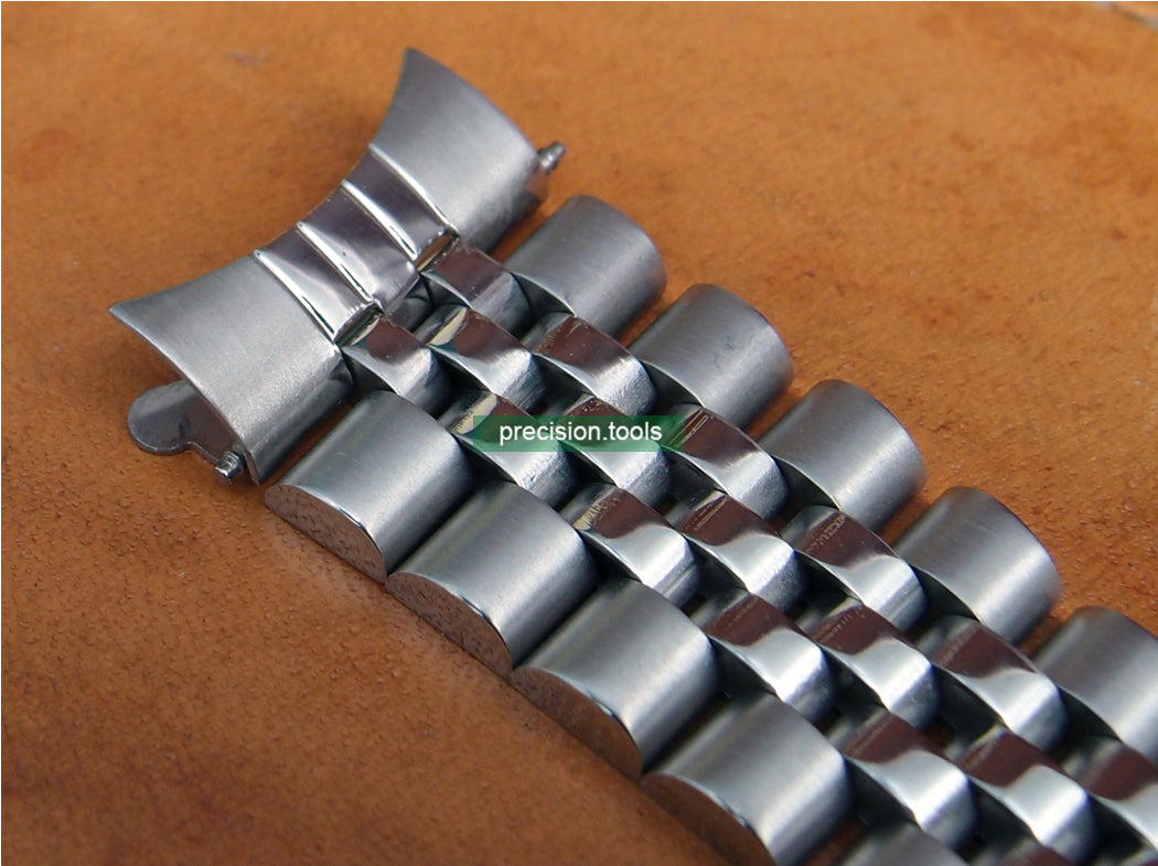 19mm Solid Stainless Steel Replacement Jubilee Bracelet For Vintage Watches