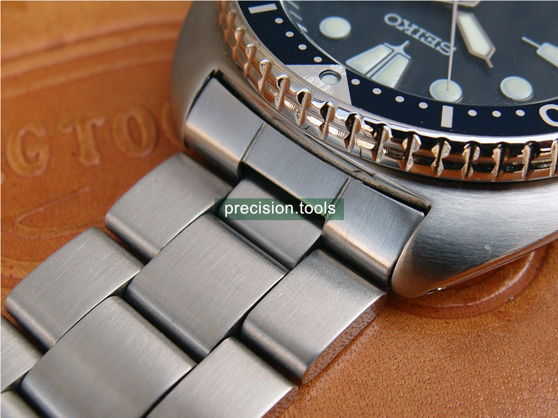 Oyster Type Stainless Steel Curved End Pieces For Seiko SRP773 775 777