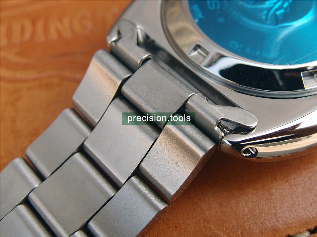 Oyster Type Stainless Steel Curved End Pieces For Seiko SRP773 775 777