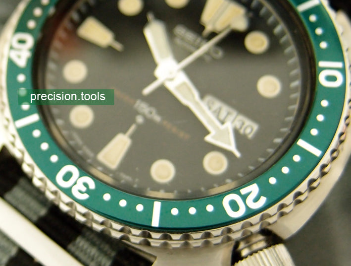Dark Green Color Replacement Insert For Seiko 7S26 SKX 007 009 6309-7548 6309-7040