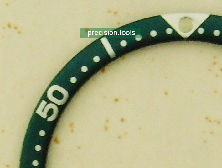 Dark Green Color Replacement Insert For Seiko 7S26 SKX 007 009 6309-7548 6309-7040