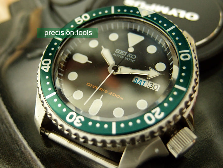 Dark Green Color Replacement Insert For Seiko 7S26 SKX 007 009 6309-7548 6309-7040