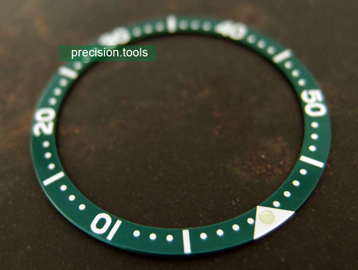 Dark Green Color Replacement Insert For Seiko 7S26 SKX 007 009 6309-7548 6309-7040