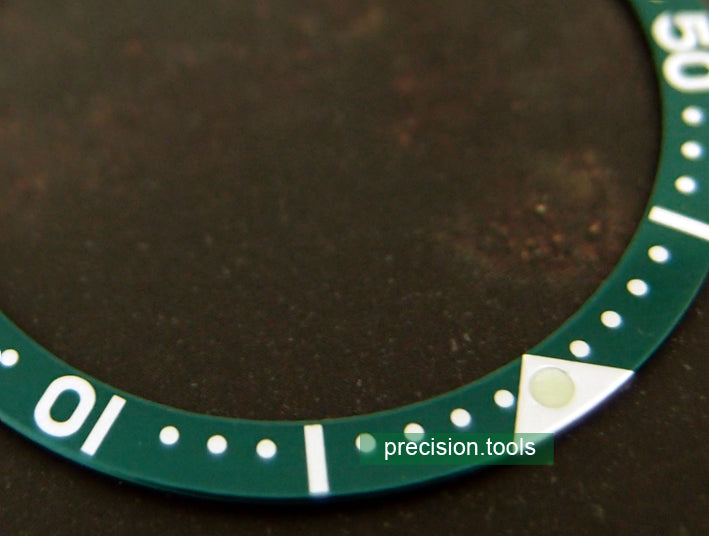 Dark Green Color Replacement Insert For Seiko 7S26 SKX 007 009 6309-7548 6309-7040