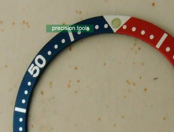 赤 / 青の色 . Pepsi 。 アルミニウム製 。 交換用 。 完璧にマッチ 。 Seiko 6309-7548 7040 SKX007 ベゼルインサート 。 社外品