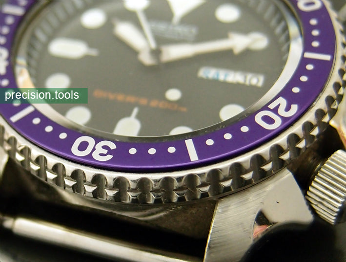 Purple Color Bezel Replacement Insert For Seiko 7S26 SKX 007 009 6309-7548 6309-7040
