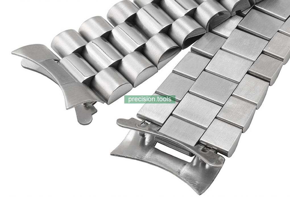 大統領型 完璧にマッチ Seiko SKX0007 009 011 Scuba 交換用時計ブレスレット 。 ダブルロックバックル 。 社外品