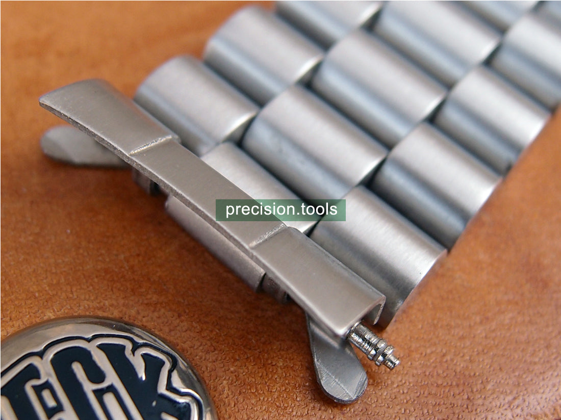 22mm 。大統領 型 。ステンレス鋼 。弓カン 湾曲したエンドリンク。完璧にマッチ Seiko SRP773 775 777 。社外品