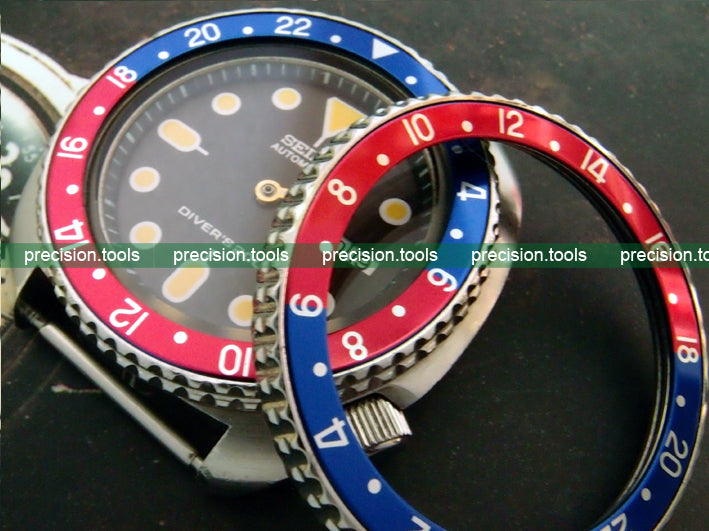 Pepsi Color GMT Insert For Seiko 7S26 . 6309-7040 7548 Vintage Style SKX007 009 011 Scuba