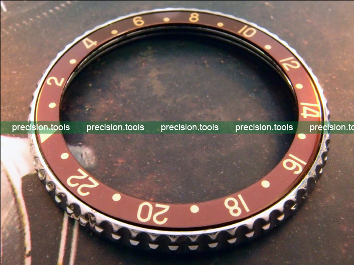Bronze GMT Coffee Color Insert For Seiko 7S26 6309-7040 7548 SKX007 009 011 Scuba