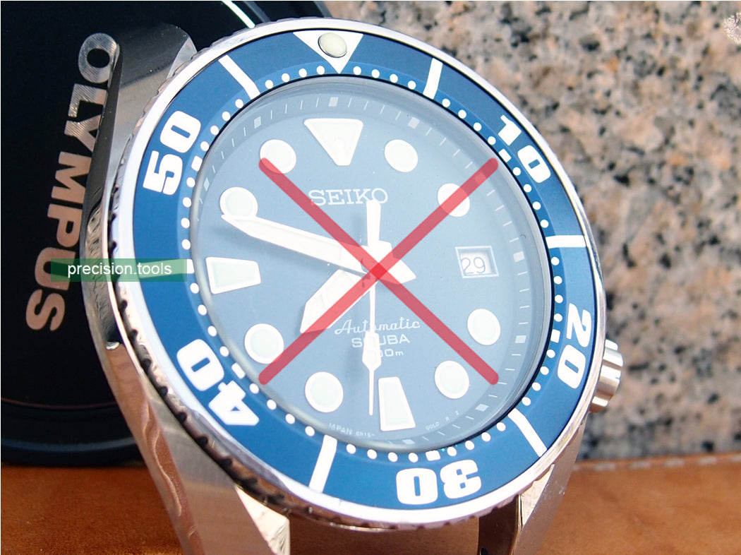 Navy / Blue Color Bezel Replacement Insert For Scuba SBDC001 003 Sumo Diver Parts 0513