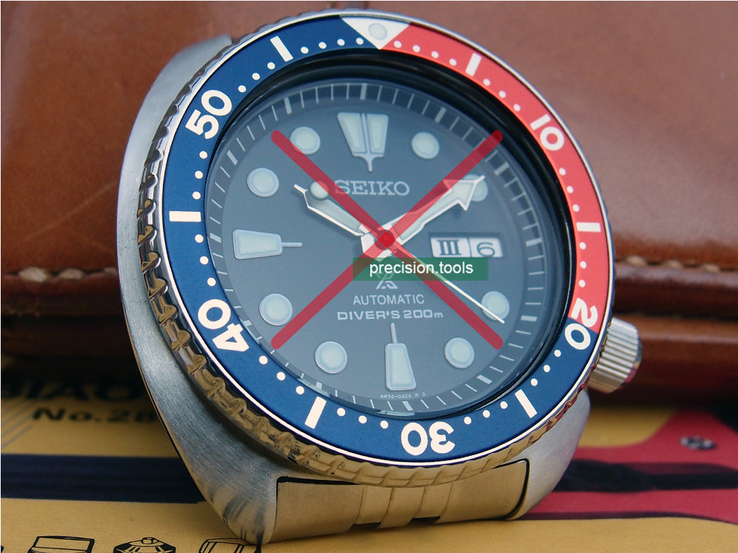 赤 / 青の色 . PEPSI . アルミニウム製 . 交換用 . 完璧にマッチ Seiko SRP773 775 777 ベゼルインサート . 時計交換部品 . 社外品