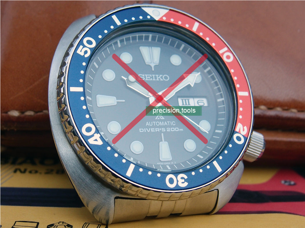 赤 / 青の色 . PEPSI . アルミニウム製 . 交換用 . 完璧にマッチ Seiko SRP773 775 777 ベゼルインサート . 時計交換部品 . 社外品