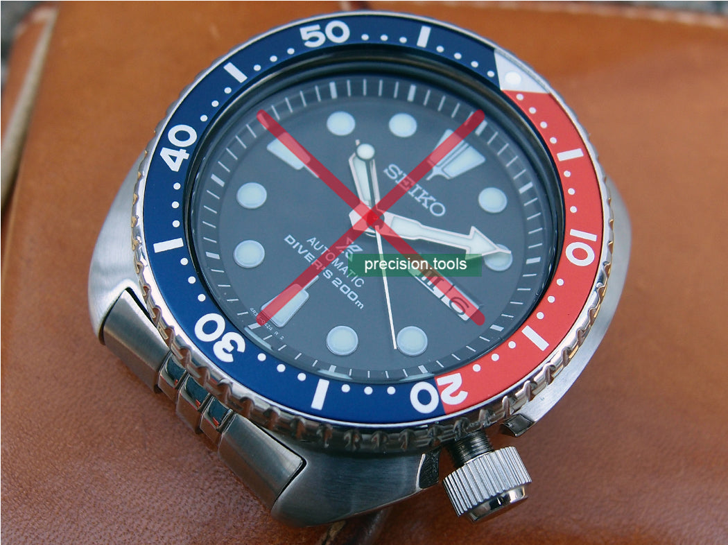 赤 / 青の色 . PEPSI . アルミニウム製 . 交換用 . 完璧にマッチ Seiko SRP773 775 777 ベゼルインサート . 時計交換部品 . 社外品
