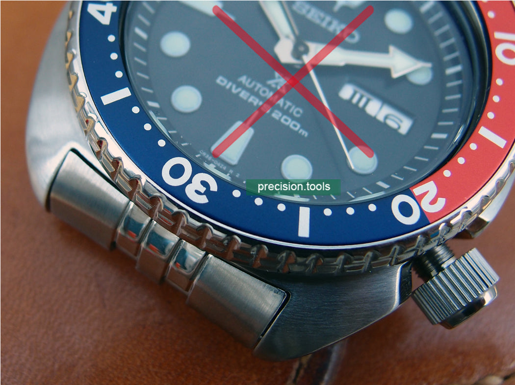 赤 / 青の色 . PEPSI . アルミニウム製 . 交換用 . 完璧にマッチ Seiko SRP773 775 777 ベゼルインサート . 時計交換部品 . 社外品