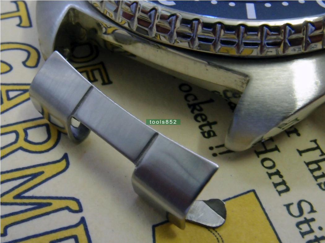 Oyster Type Stainless Steel Curved End Pieces For Seiko SRP773 775 777