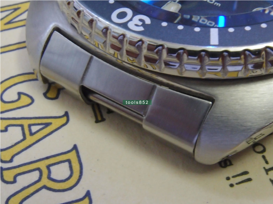 Oyster Type Stainless Steel Curved End Pieces For Seiko SRP773 775 777