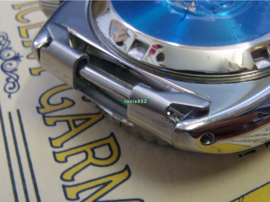Oyster Type Stainless Steel Curved End Pieces For Seiko SRP773 775 777