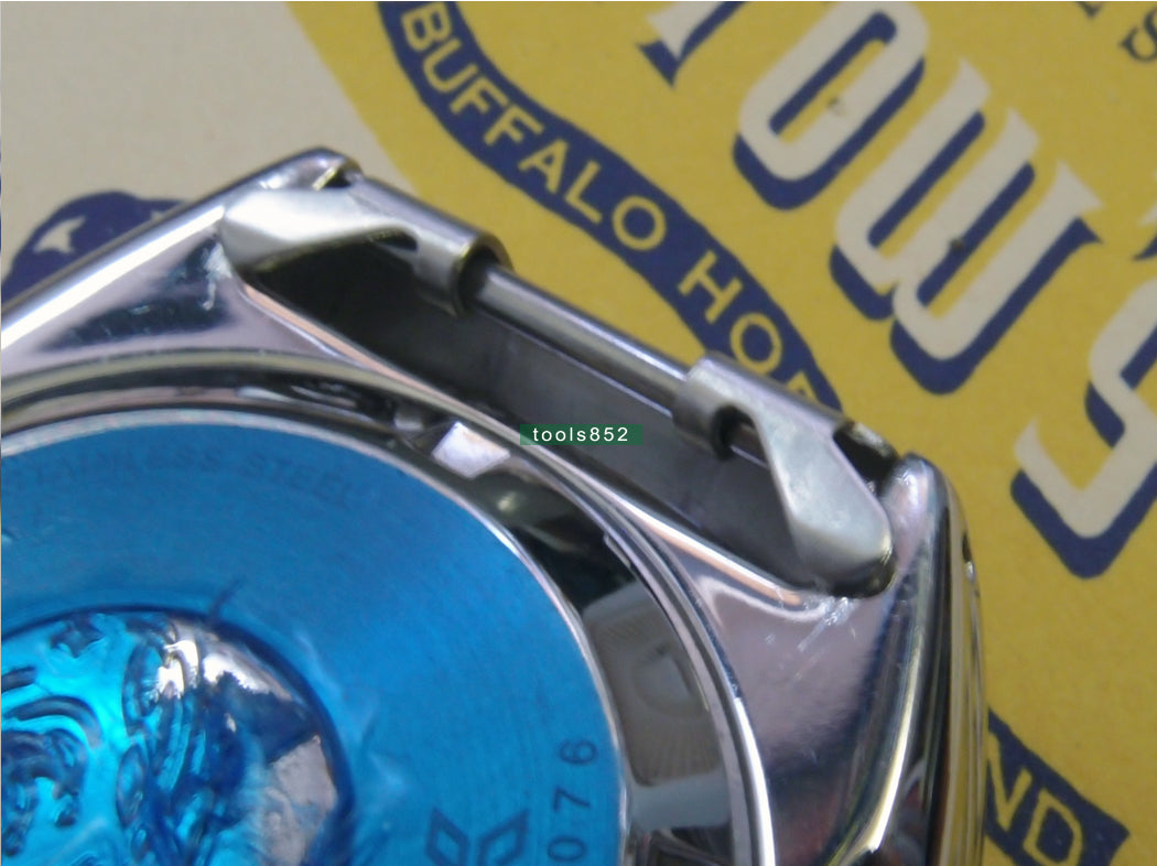 Oyster Type Stainless Steel Curved End Pieces For Seiko SRP773 775 777