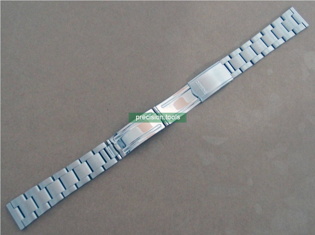 20mm Stainless Steel Bracelet For Seiko 6139-8020 With Vintage Clasp