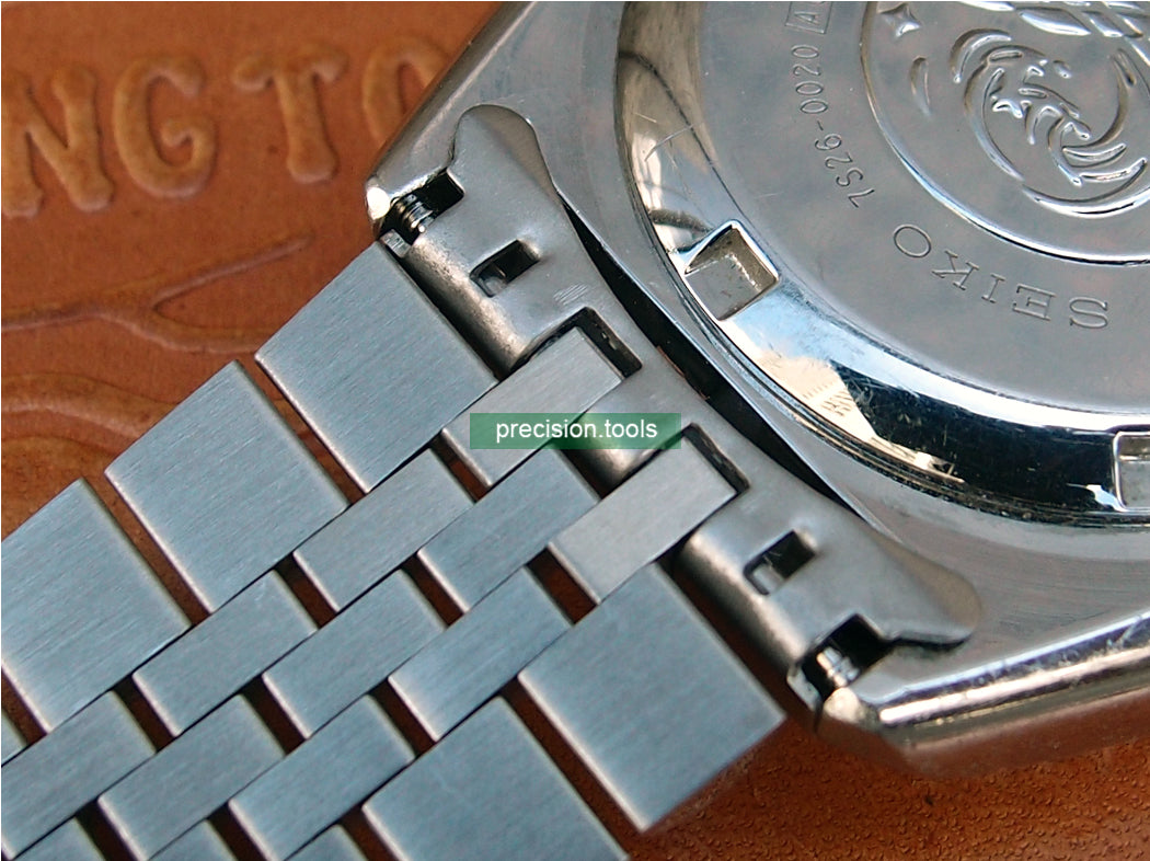 Solid Steel Jubilee Type Bracelet Double Lock Buckle For Seiko SKX007 009 011 7002
