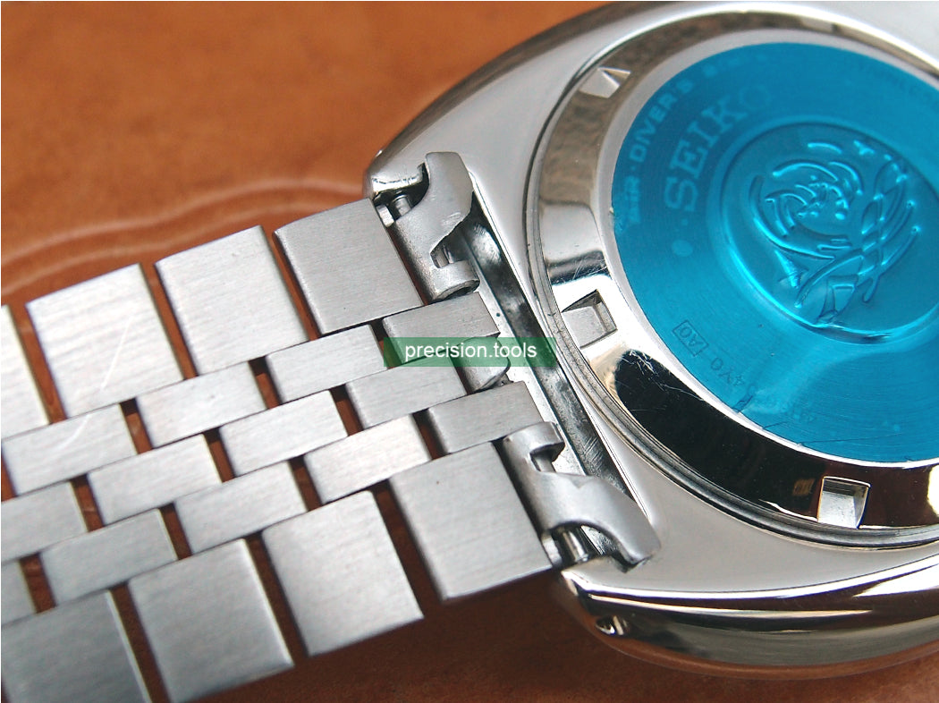 銀禧型 ジュビリー 。 完璧にマッチ Seiko SRP773 775 777 ステンレス鋼 。ダブルロック腕時計のバックル。 交換用時計バンド 。 社外品