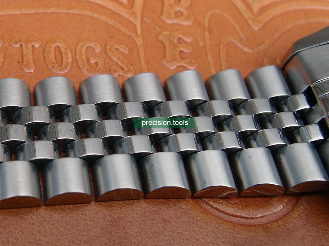 銀禧型 ジュビリー 。 完璧にマッチ Seiko SKX013 SKX015 ステンレス鋼 。ダブルロック腕時計のバックル。 交換用時計バンド 。 社外品