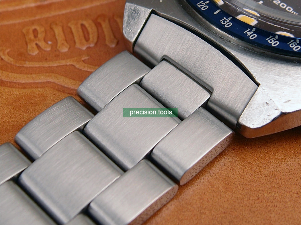 19mm Solid Stainless Steel Oyster Replacement Bracelet For Seiko 6139-6002 6005 Pogue