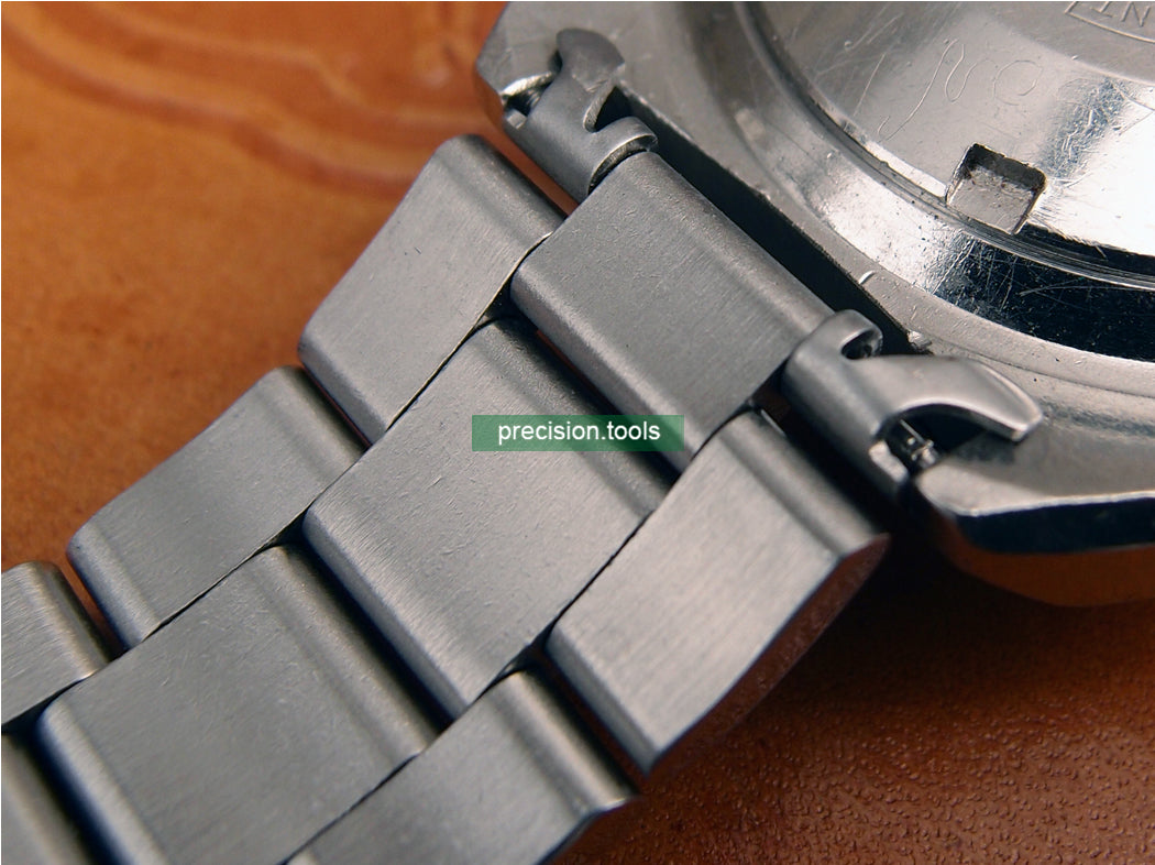 19mm Stainless Steel Curved End Pieces 9mm Inner Width For Seiko 6139 6000 6002 6005 Pogue