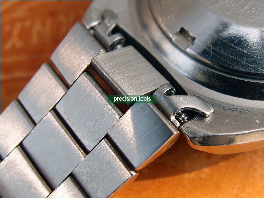 19mm Stainless Steel Curved End Pieces 8mm Inner Width For Seiko 6139 6000 6002 6005 Pogue