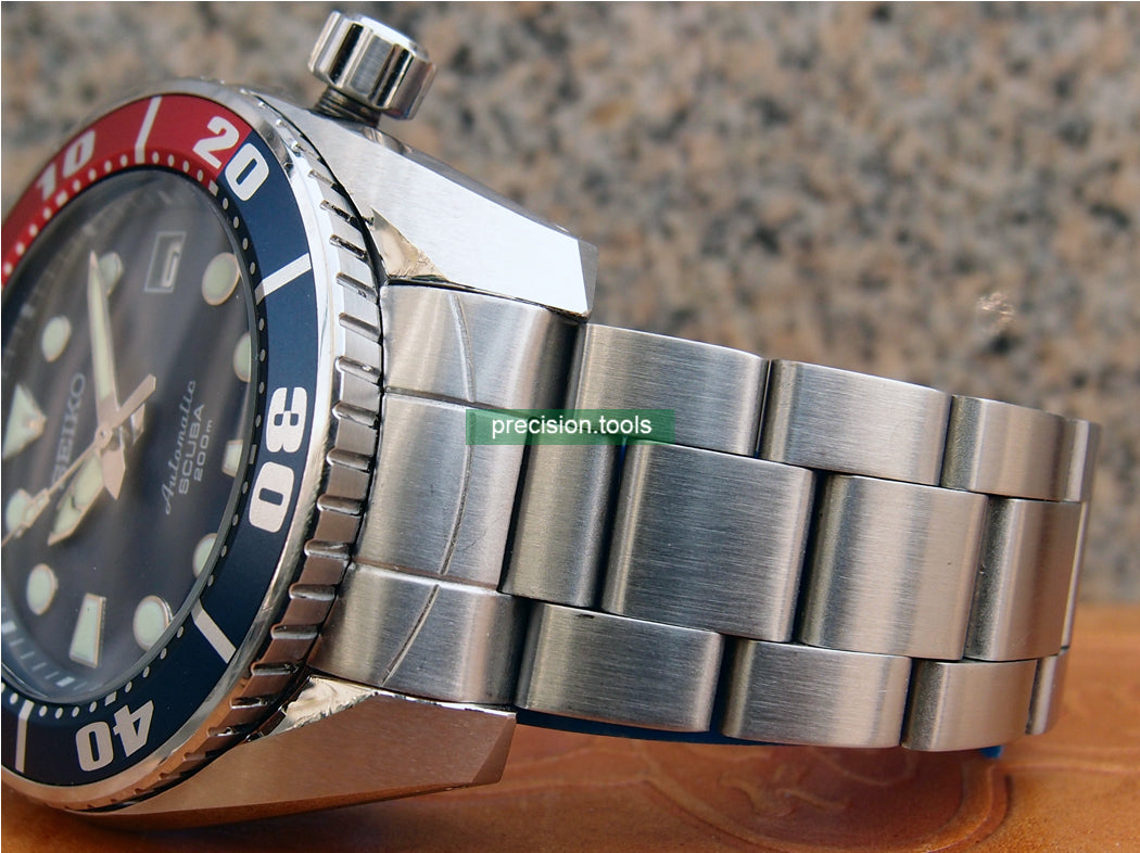 20mm Solid Stainless Steel Oyster Bracelet For Seiko SBDC001 Sumo Double Lock