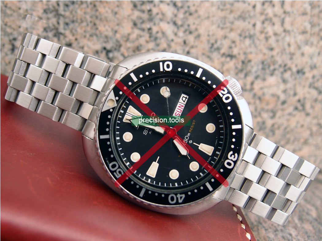Engineer 型 。 完璧にマッチ Seiko 6309-7040 7049 7548 . 交換用時計ブレスレット . ステンレス鋼 製 。 社外品