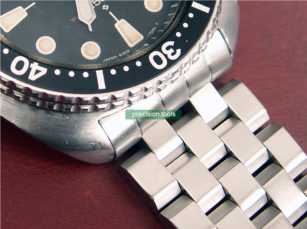 Engineer 型 。 完璧にマッチ Seiko 6309-7040 7049 7548 . 交換用時計ブレスレット . ステンレス鋼 製 。 社外品