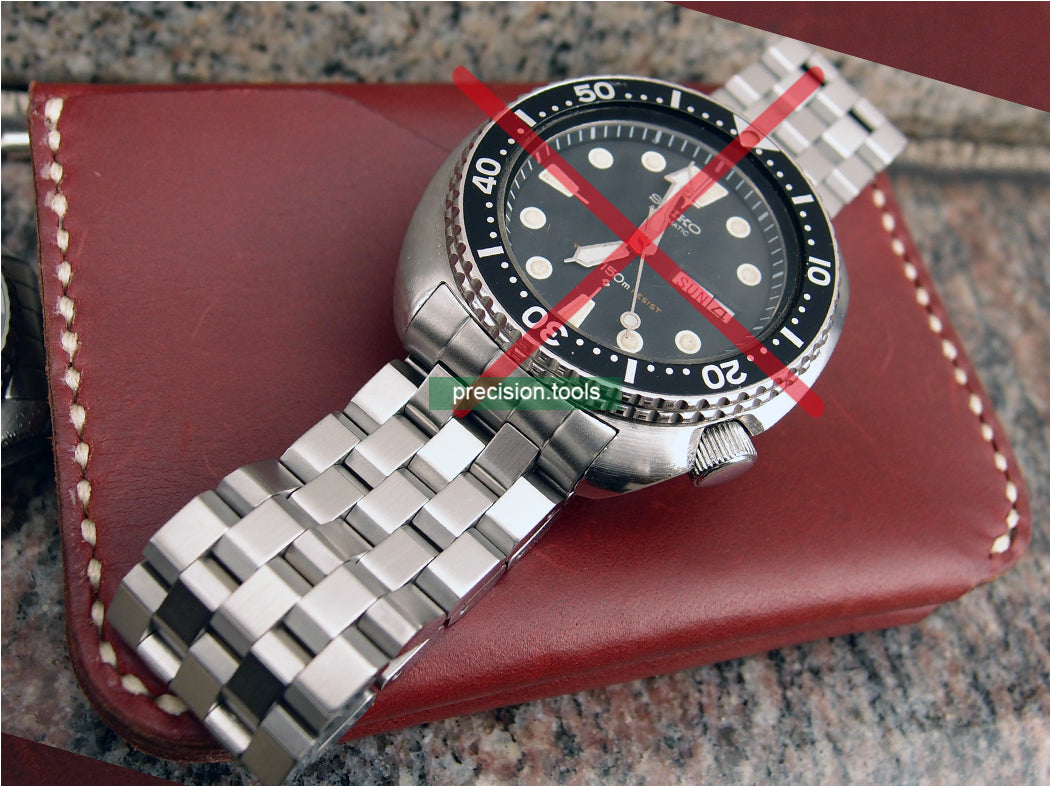 Engineer 型 。 完璧にマッチ Seiko 6309-7040 7049 7548 . 交換用時計ブレスレット . ステンレス鋼 製 。 社外品