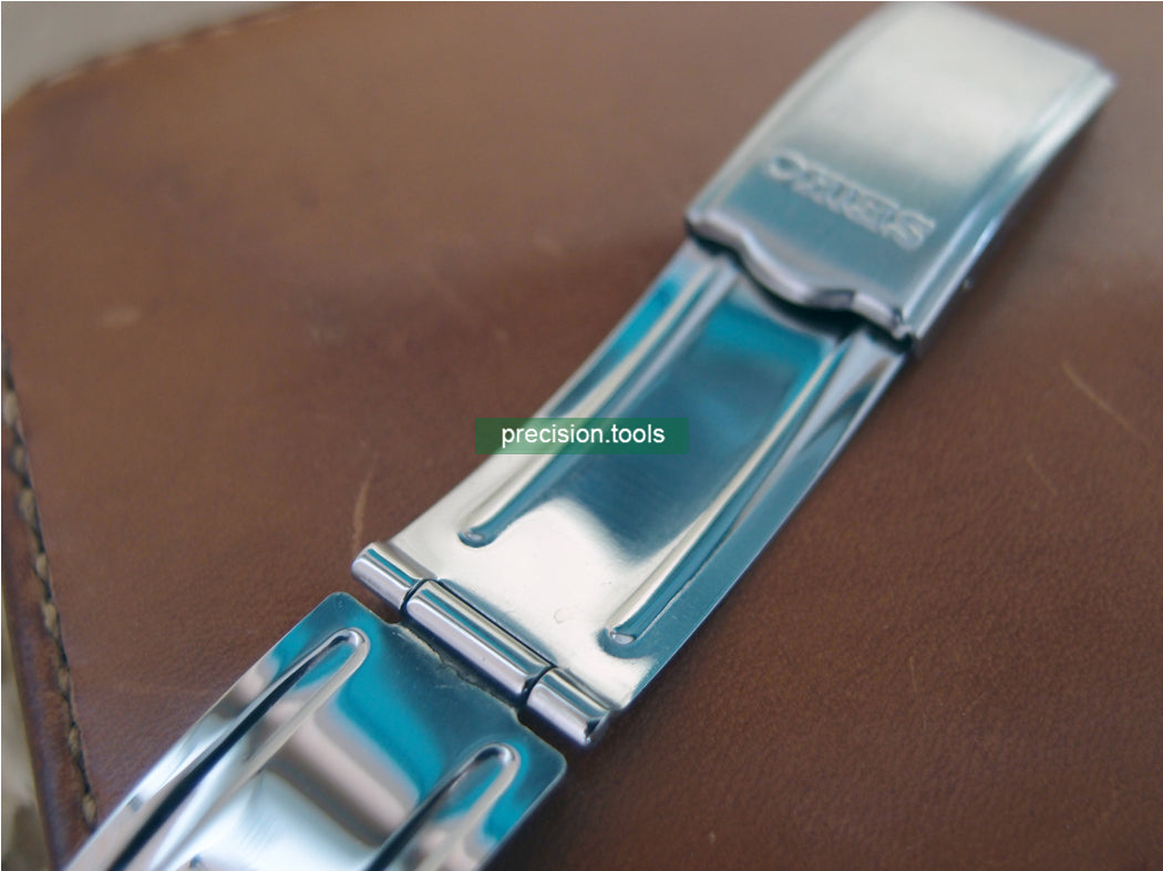 Solid Steel President Type Vintage Clasp Replacement Bracelet For Seiko SKX013 015