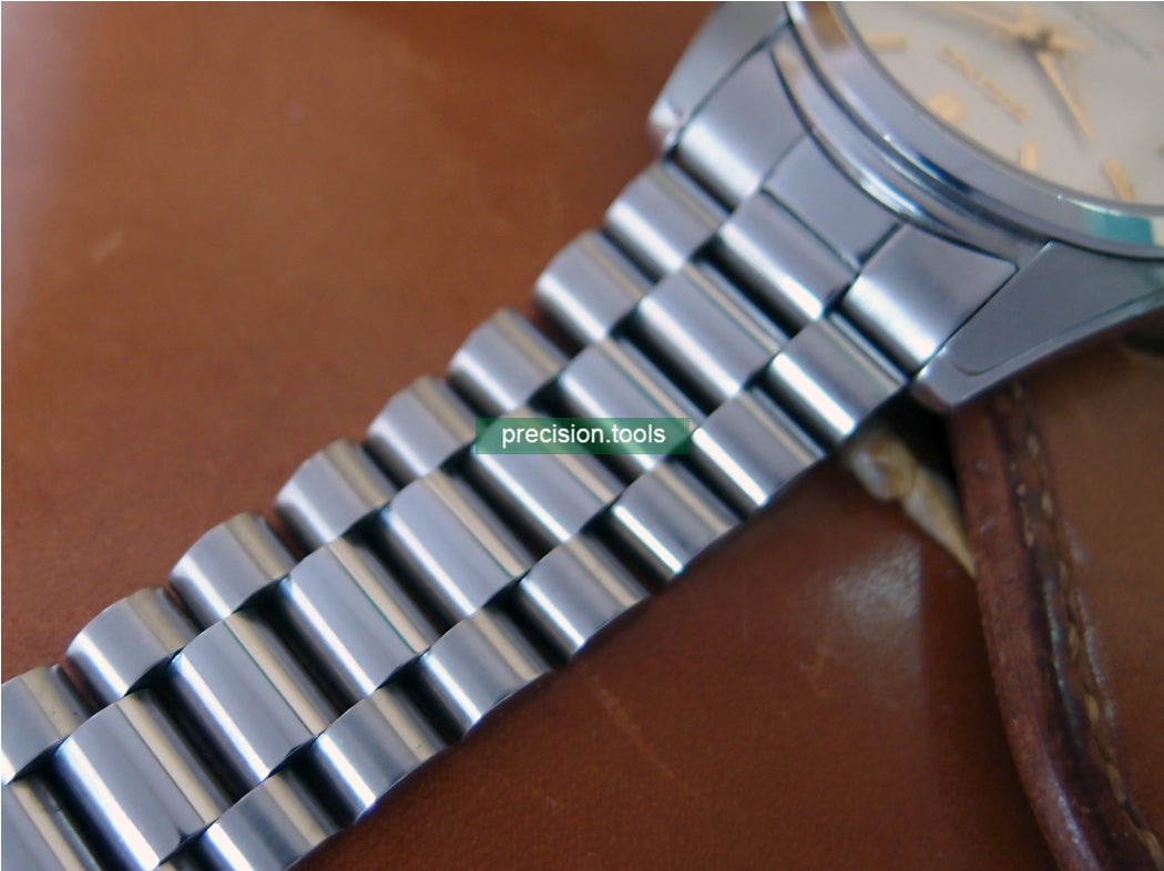 Stainless Steel President Type Vintage Clasp Bracelet For Seiko SCVS001 003 Spirit