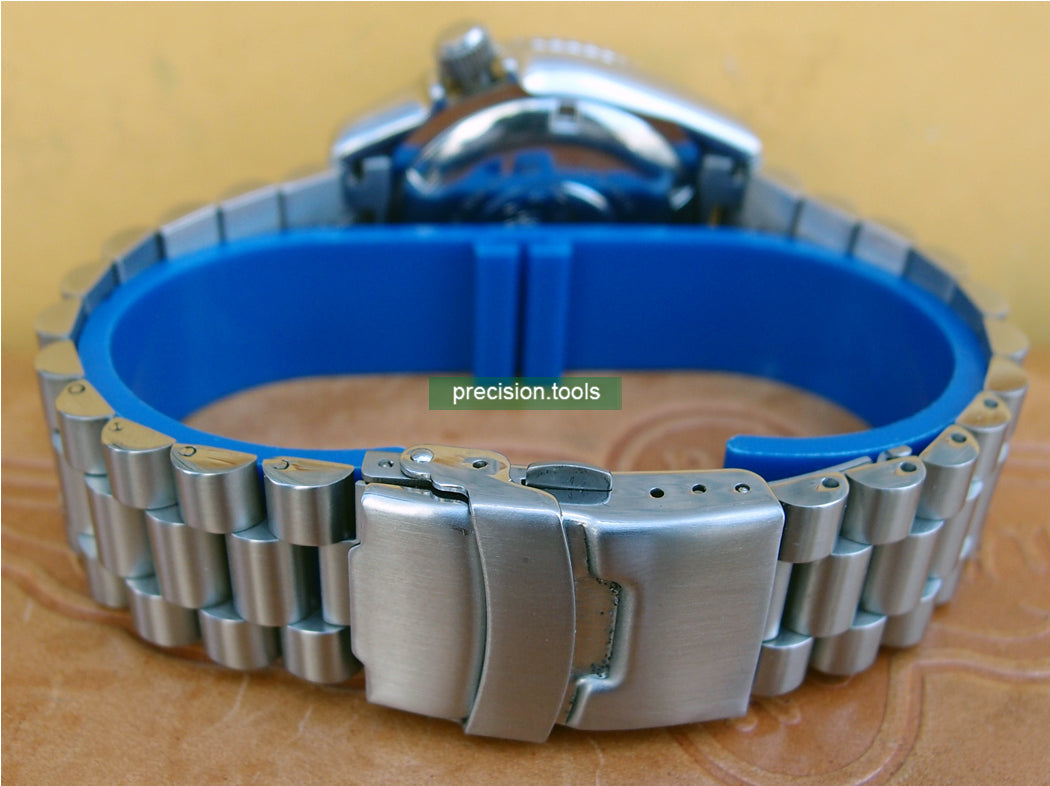 20mm Solid Stainless Steel President Type Replacement Bracelet For Seiko SKX013 015