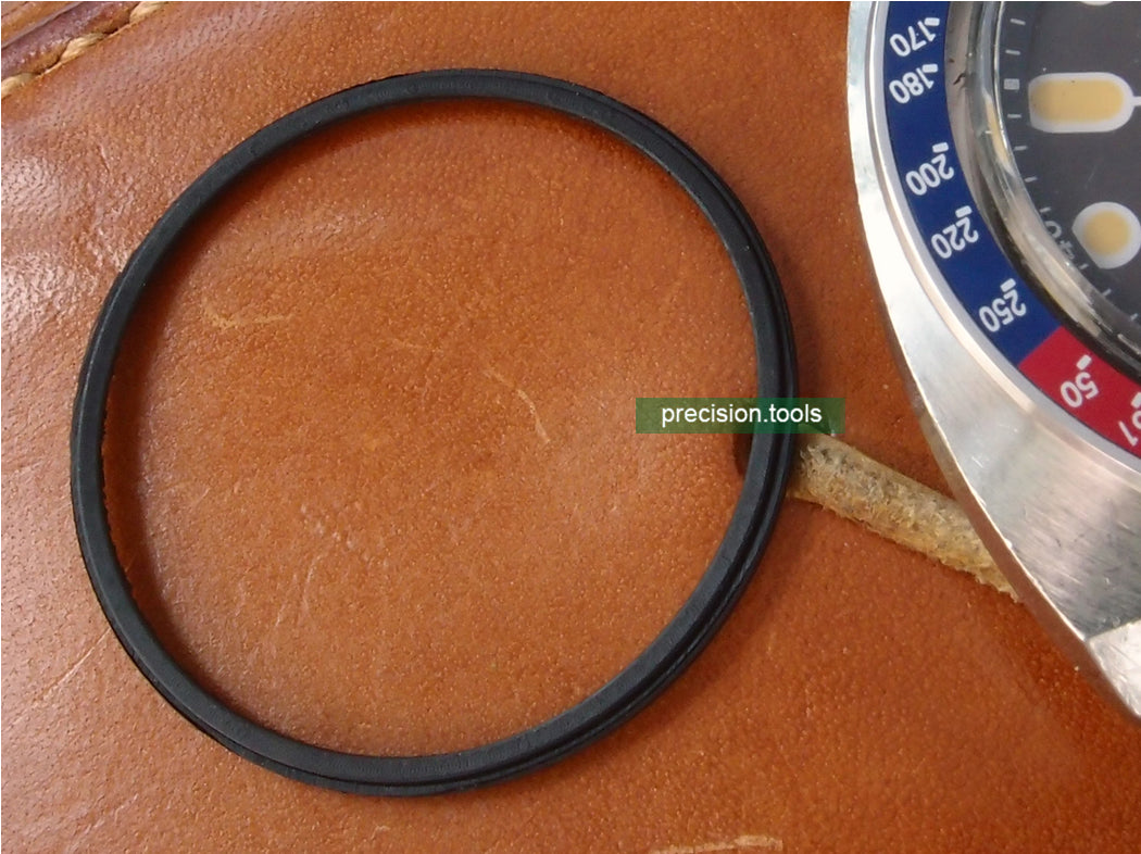 Crystal Gasket + Metal Ring For Seiko 6139 6000 6002 6005 Pogue Spare Parts
