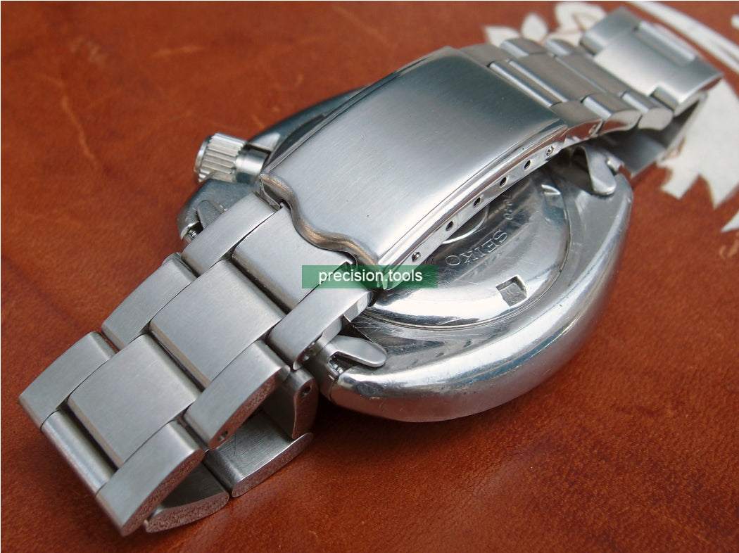 22mm Stainless Steel Vintage Clasp Bracelet For Seiko 6309-7040 6309-7548