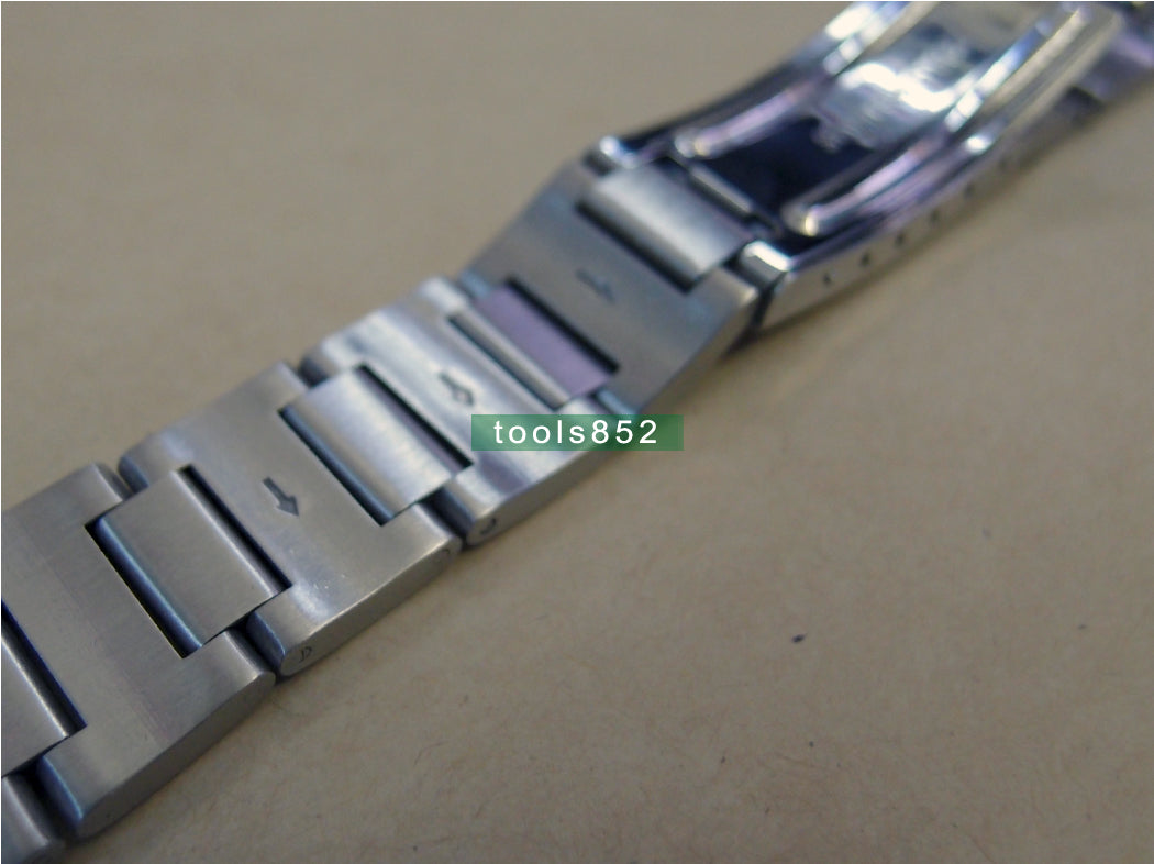 Solid Stainless Steel H Type Bracelet For Seiko 6138-0040 BullHead With Vintage Clasp