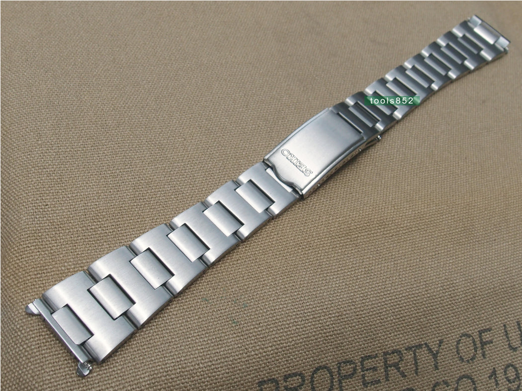 Solid Steel H Type Bracelet For Seiko 6119-7170 7173 8300 Rally Vintage Clasp