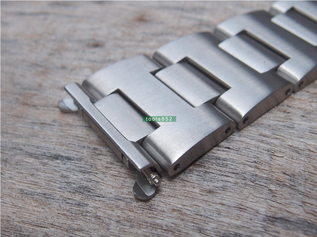 Solid Steel H Type Bracelet For Seiko 6119-7170 7173 8300 Rally Vintage Clasp