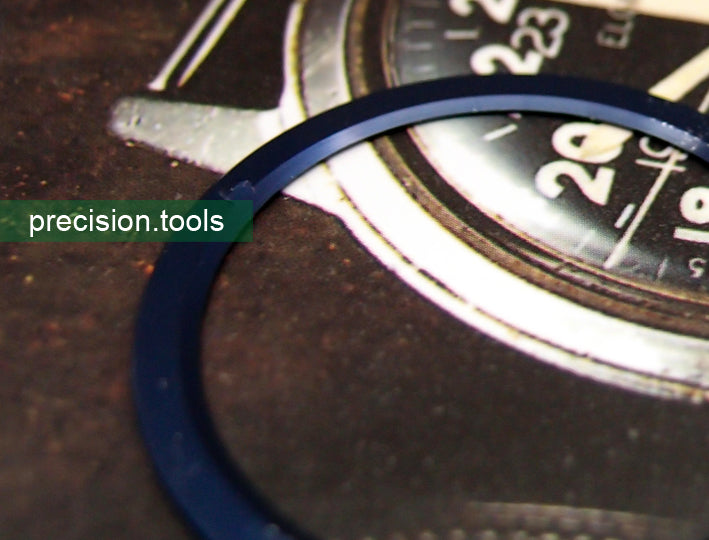 青い色 。 アルミニウム製 。 交換用 。 完璧にマッチ 。 Seiko 6309-7548 7040 SKX007 ベゼルインサート 。 社外品