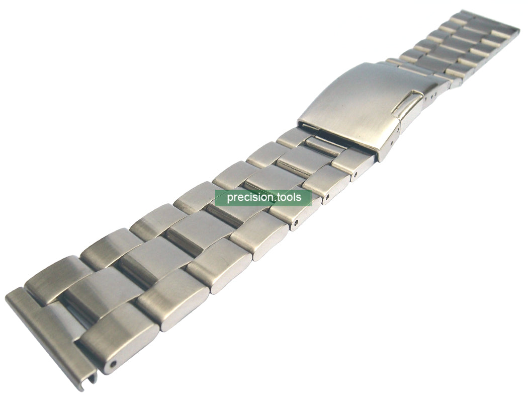 22mm Steel Oyster Type Bracelet + Single Lock Buckle For SKX007 6309-7040 7548