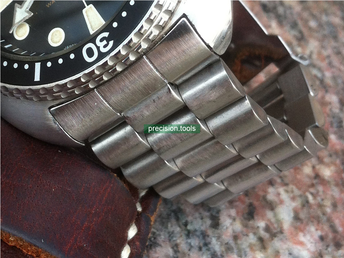 22mm 。大統領 型 。ステンレス鋼 。弓カン 湾曲したエンドリンク。完璧にマッチ Seiko 6309-7040 6309-7548 。社外品